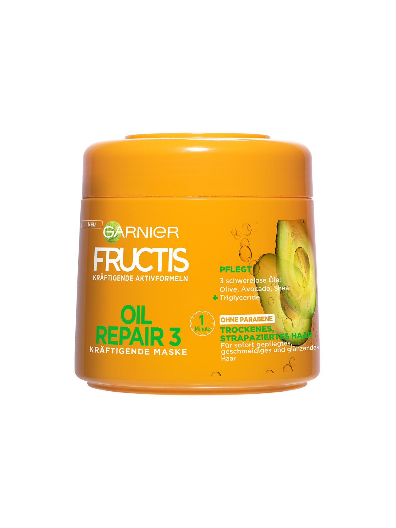 Kraeftigende-Maske-Fructis-Oil-Repair-3-300ml-Vorderseite-Garnier-Deutschland-gross